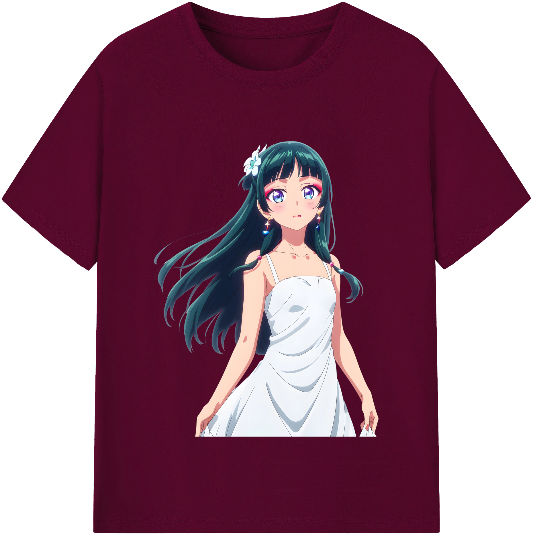 （画像用） 薬屋のひとりごと The Apothecary Diaries レディースカジュアルプリントTシャツ（綿100％）